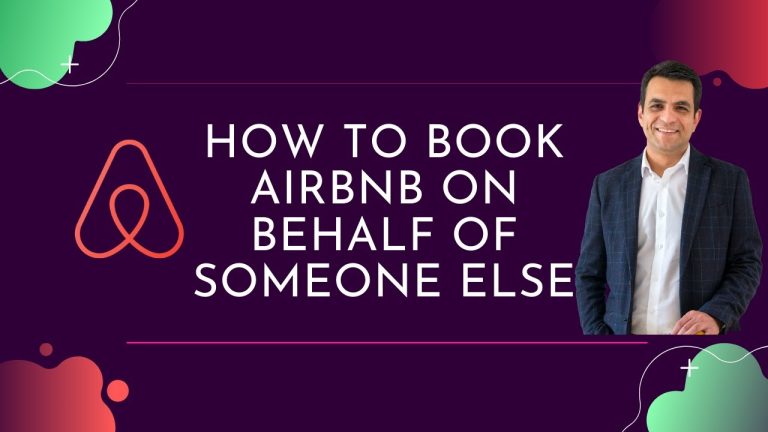 how to book airbnb for someone else